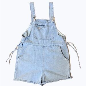 Light Blue Denim Overalls